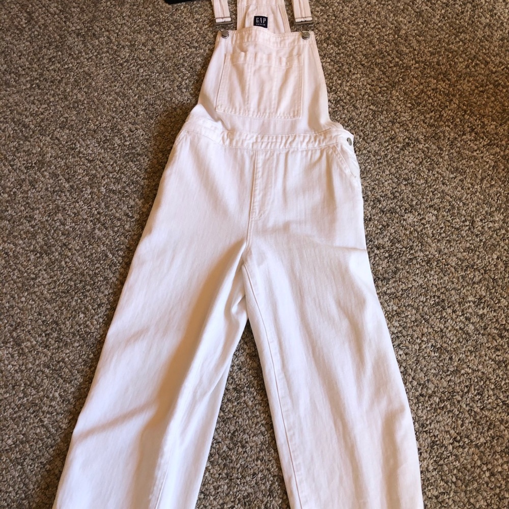 Wide leg overalls